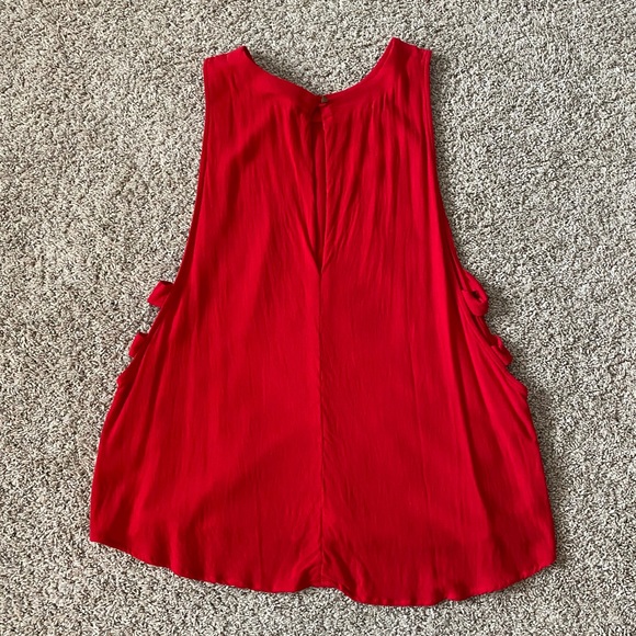 ASTR red top blouse size Small - Picture 10 of 11